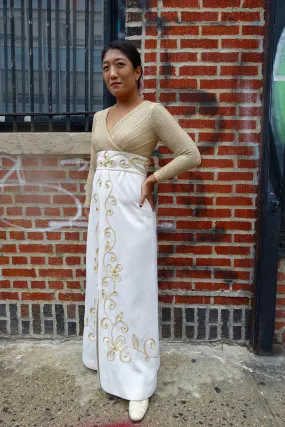 1960's Gold Lurex Evening Dress - SOLD