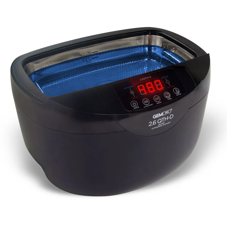 2.6 Quart Heated Ultrasonic Cleaner with Digital Degassing