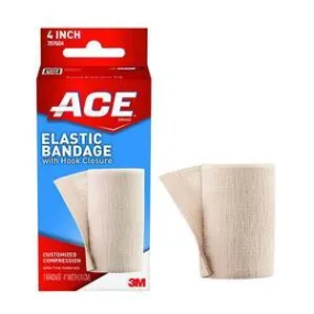 3M™ ACE™ Elastic Bandage, with Hook Closure, 4" Tan