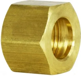 7/16” Lead Free Brass Compression Nut qt