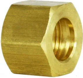 7/16” Lead Free Brass Compression Nut qt