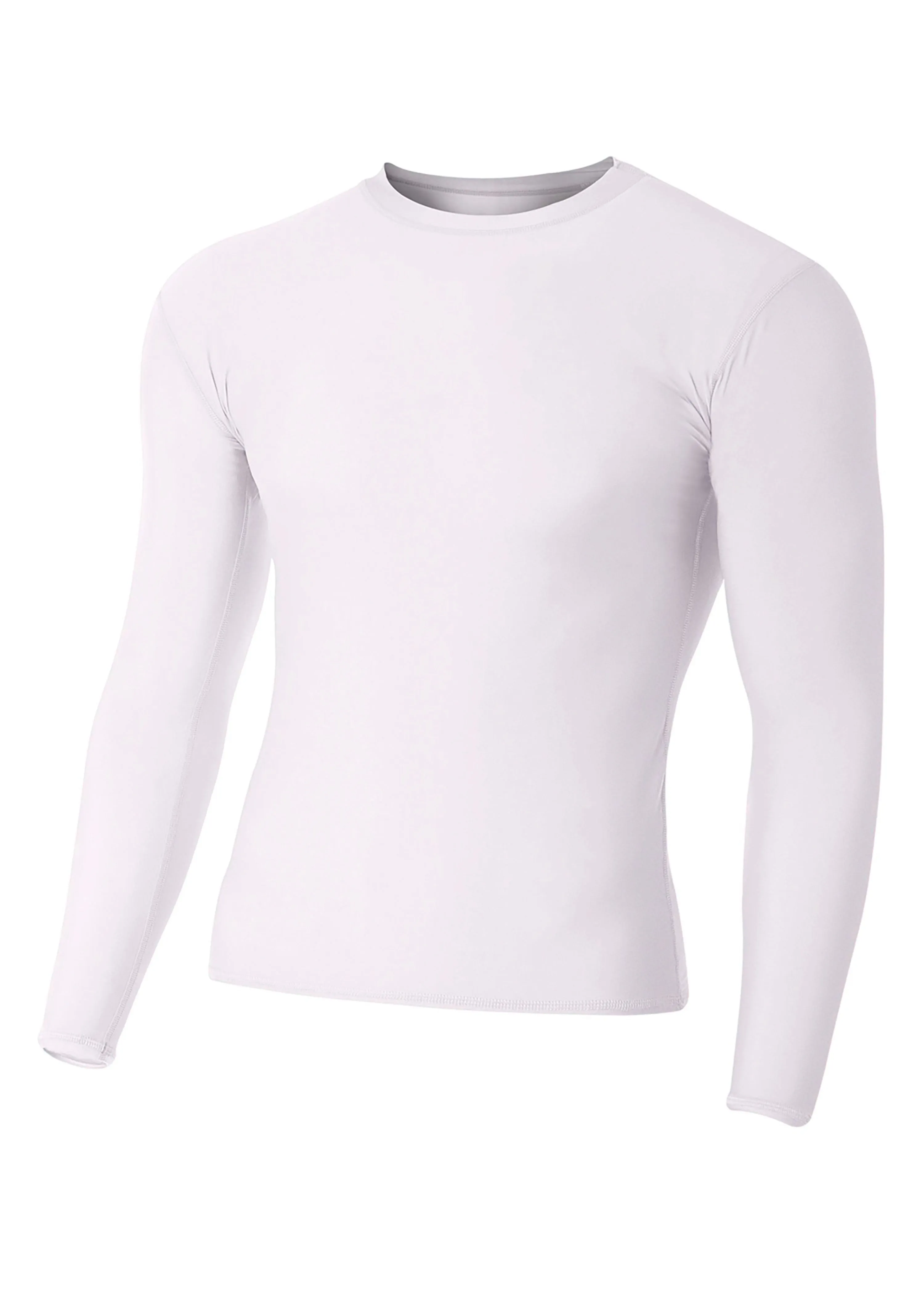 A4 Mens Long Sleeve Compression Crew