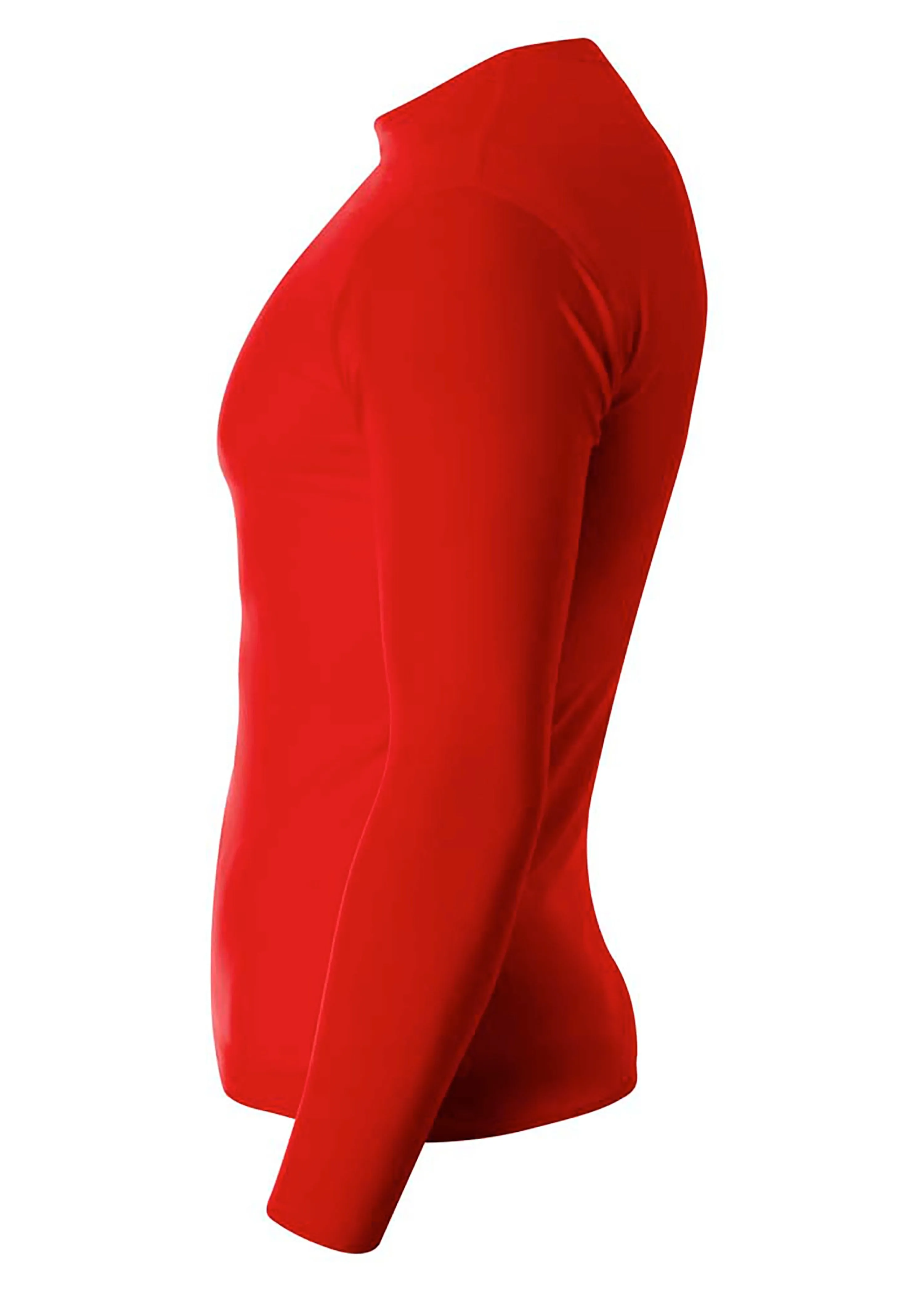 A4 Mens Long Sleeve Compression Crew