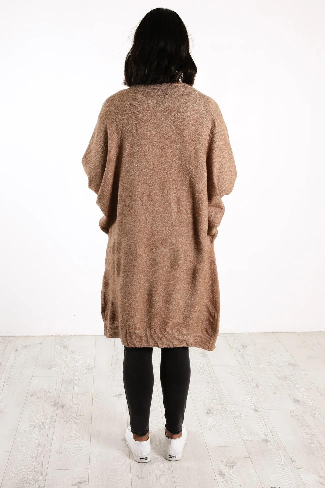 Addie Knit Cardigan Brown