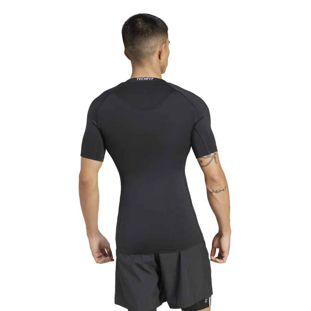 adidas TECHFIT Compression Training 3-Stripes Men's Tee