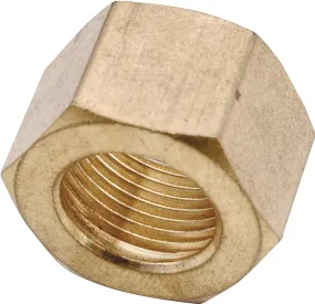 Anderson Metals 730061-05 Nut, 5/16 in, Compression, Brass :BAG3: QUANTITY: 10