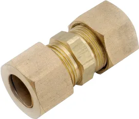 Anderson Metals 750062-03 Pipe Union, 3/16 in, Compression, Brass, 400 psi Pressure :EA: QUANTITY: 10