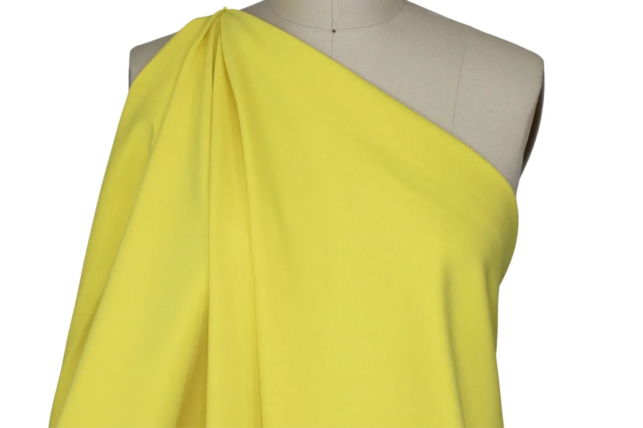 Beefy Rayon Ponte - Lemon