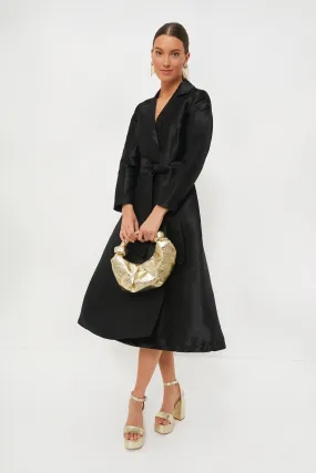 Black Lucille Wrap Dress