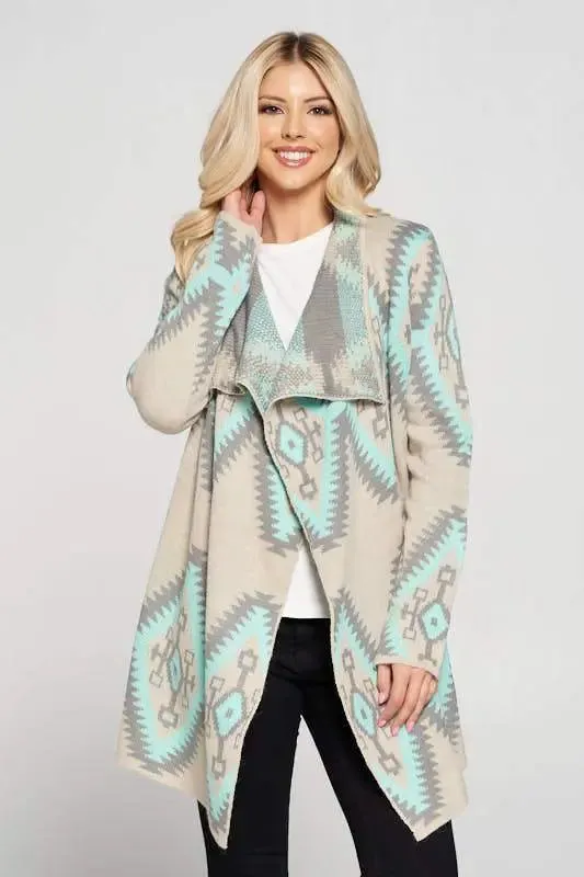 Bohemian Luxe Knit Cardigan Wrap