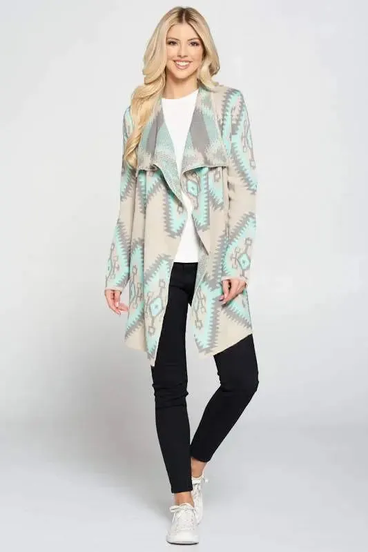 Bohemian Luxe Knit Cardigan Wrap