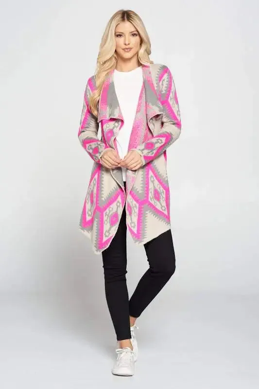 Bohemian Luxe Knit Cardigan Wrap