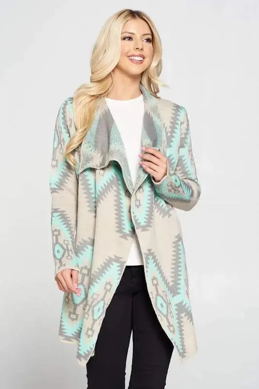 Bohemian Luxe Knit Cardigan Wrap