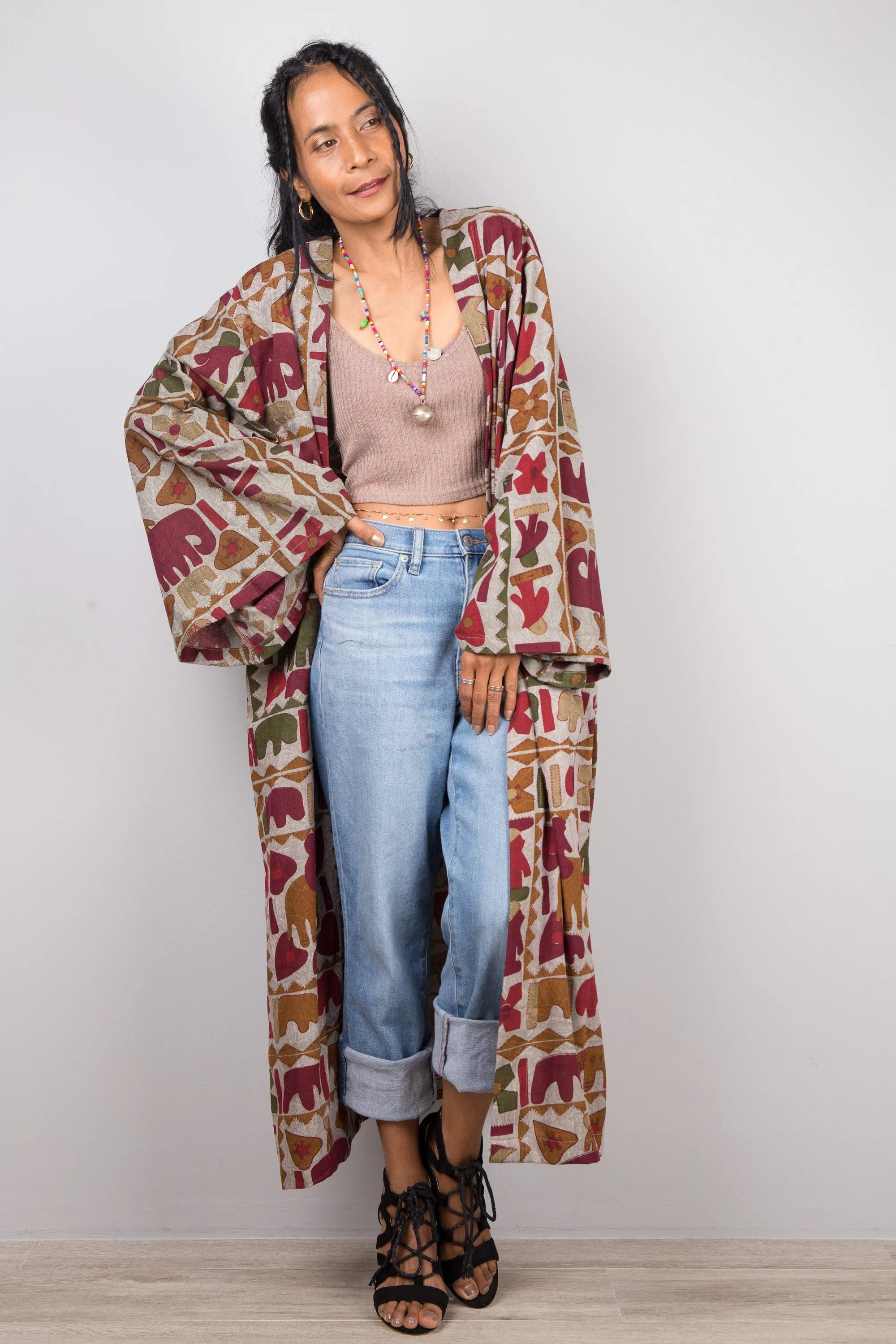 Boho Kimono Cardigan