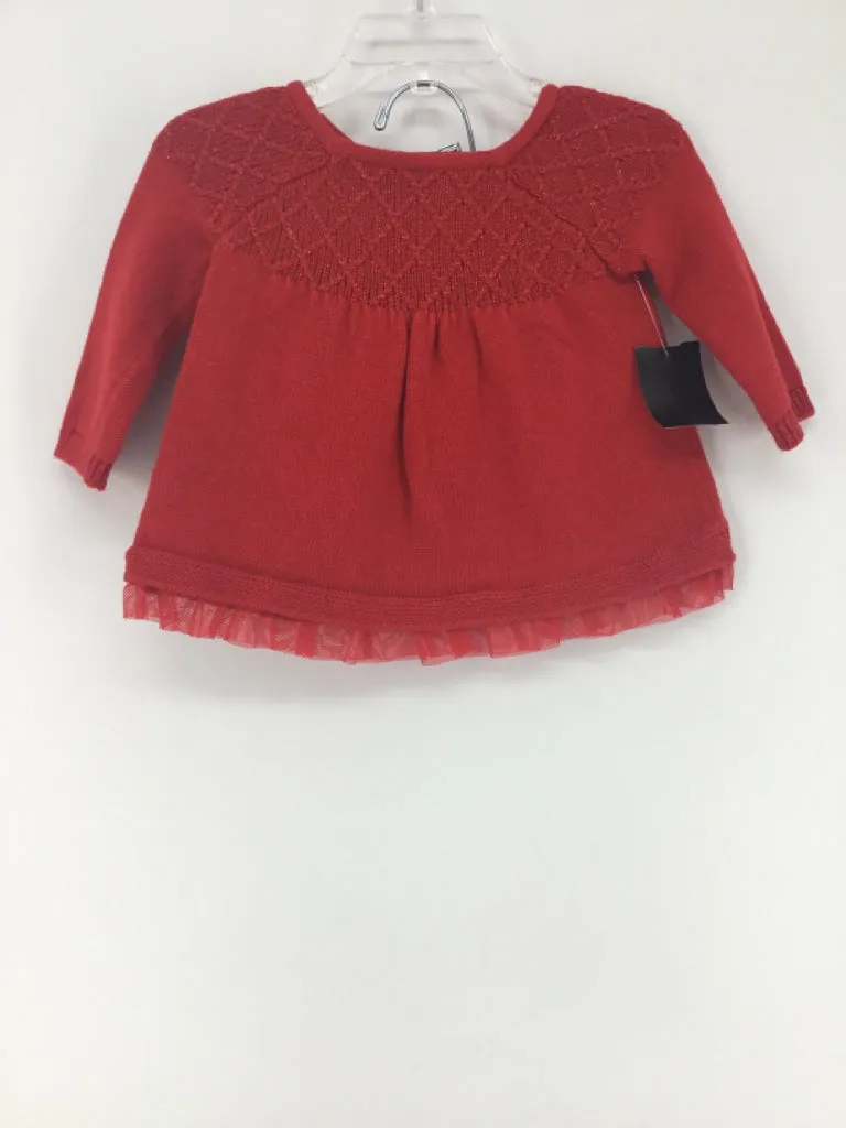 Cat & Jack Child Size 0-3 Months Red Dress - girls