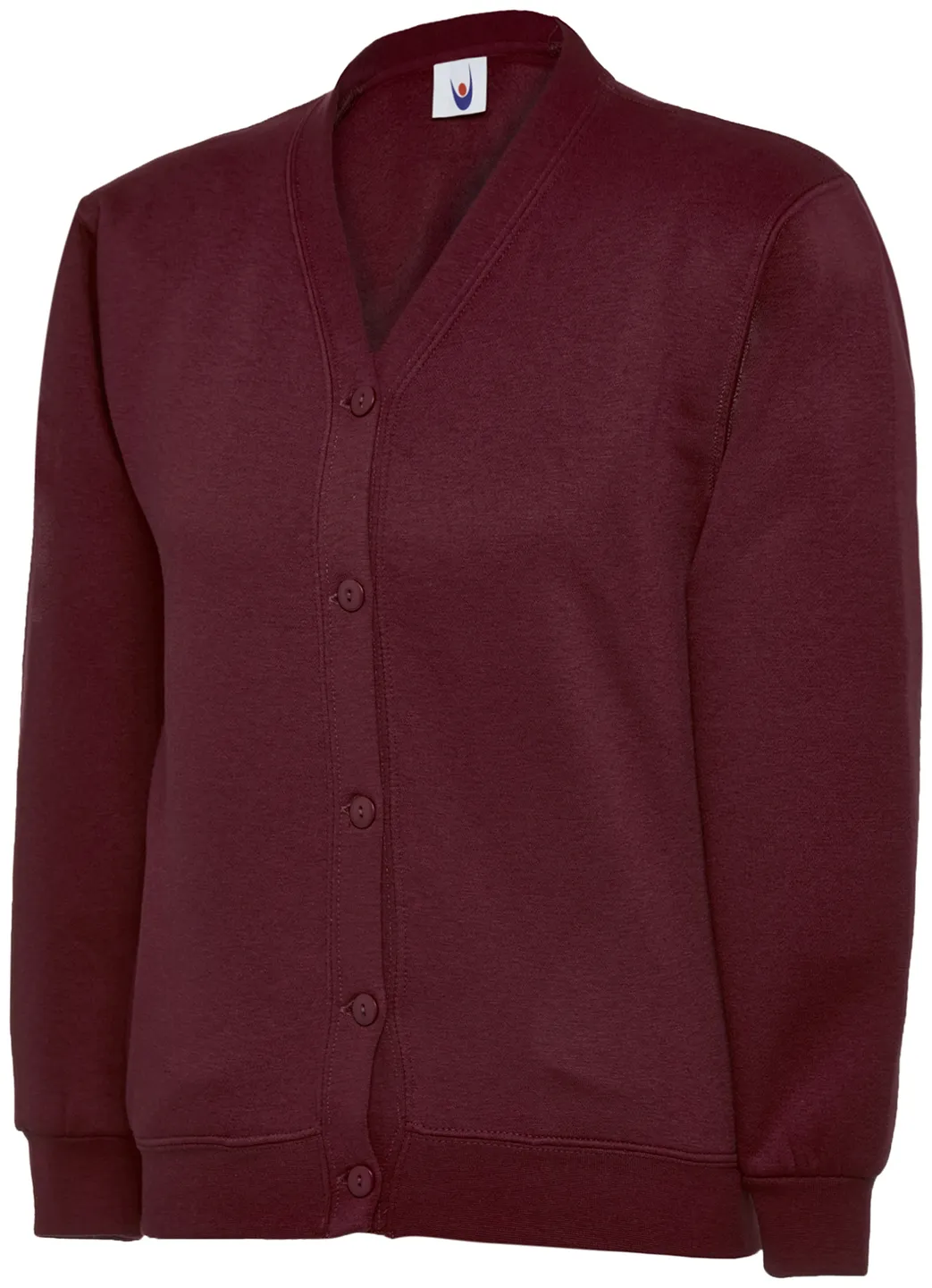 Childrens Classic Cardigan | Maroon