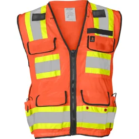 Class 2 Flame Retardant Surveyor Vest (Hi Vis Orange)