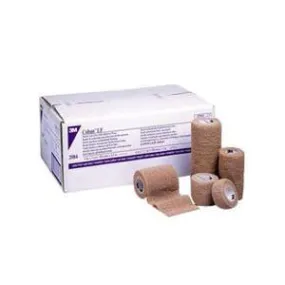 Coban Non-Sterile Self-Adherent Wrap 4" x 6-1/2 yds., Tan