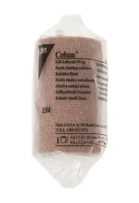 Coban Sterile Self-Adherent Wrap 4" x 5 yds., Tan