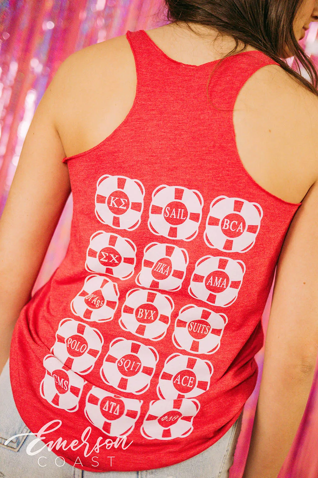 Delta Gamma Red Anchor Splash Tank