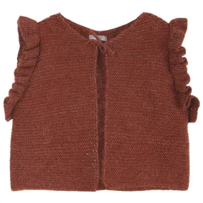 Emile et Ida Cardigan Rouille Lurex