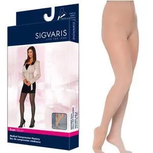 EverSheer Pantyhose, 20-30, Medium, Long, Closed, Natural