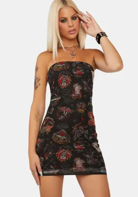 Flashboard Tube Mini Dress