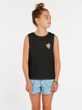 Girls Flexin Muscle Tank - Black