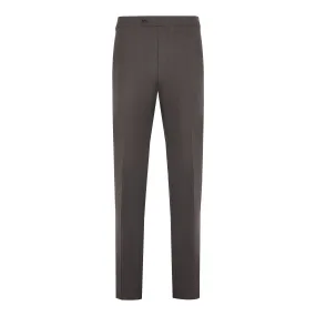 Grey Wool Hopsack Trouser