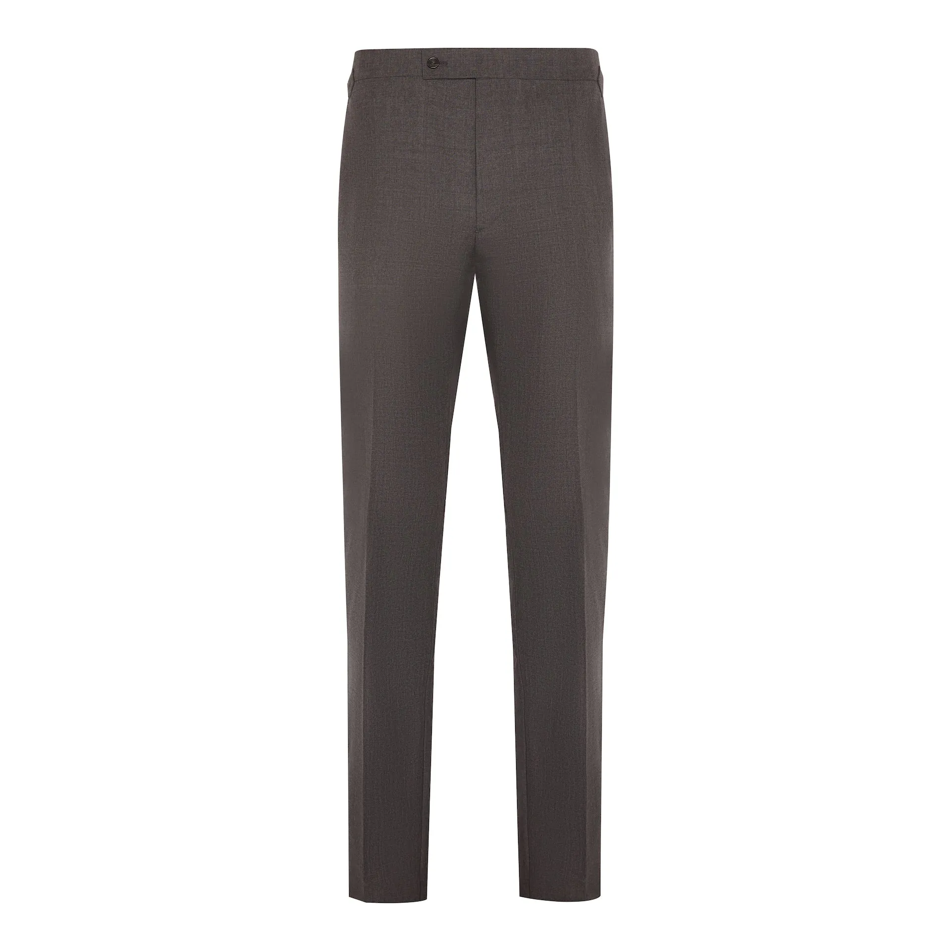 Grey Wool Hopsack Trouser