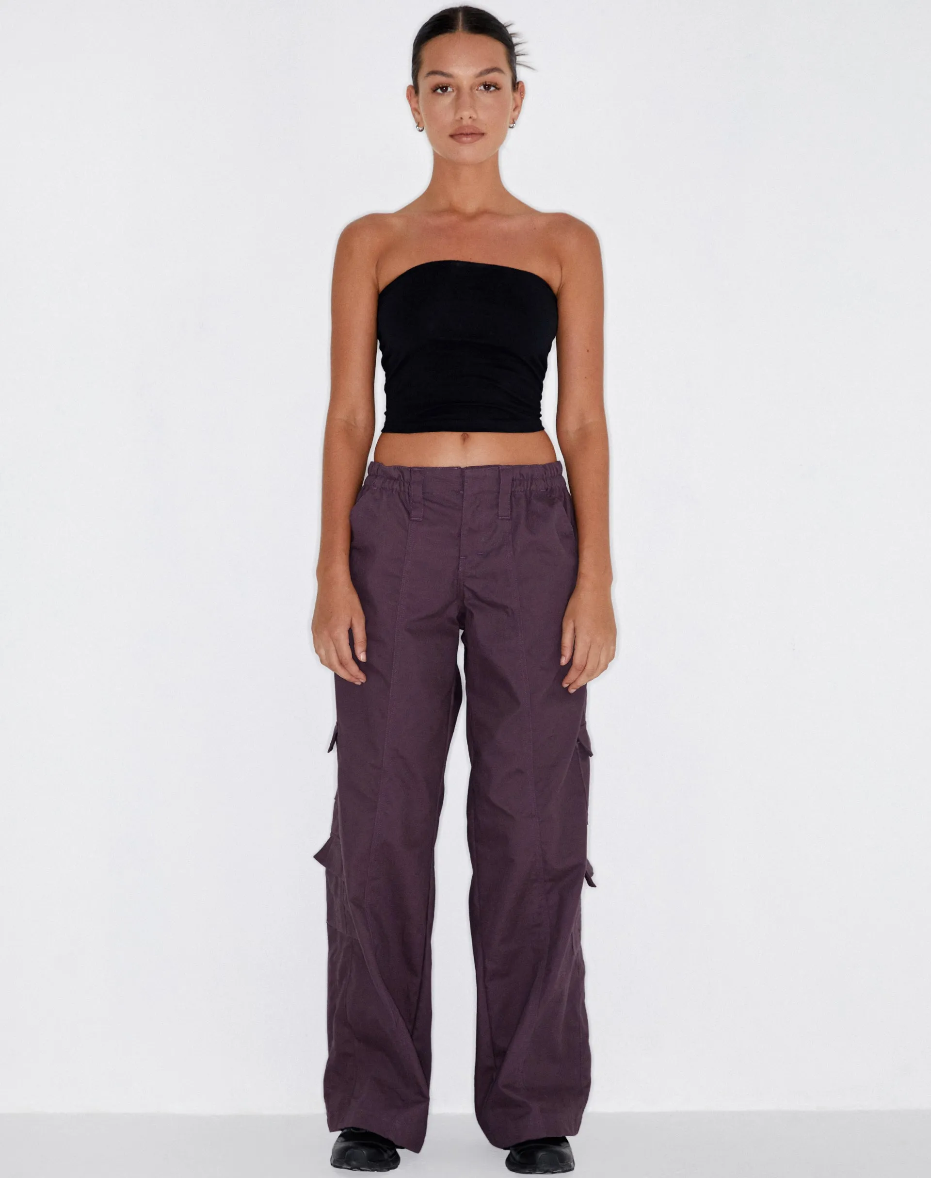 Hansa Cargo Trouser in Panama Dark Purple