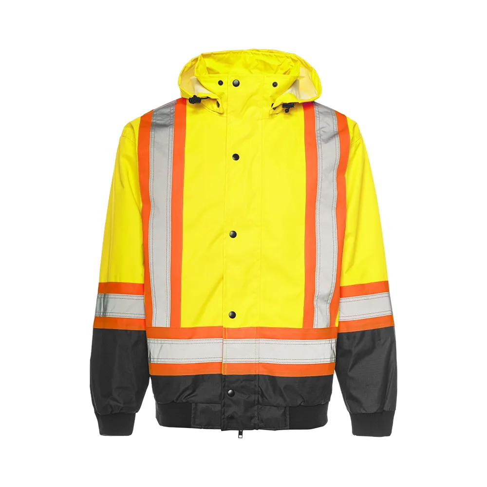 Hi-Vis 3-In-1 Winter Traffic Jacket by Ground Force - Style TJ3