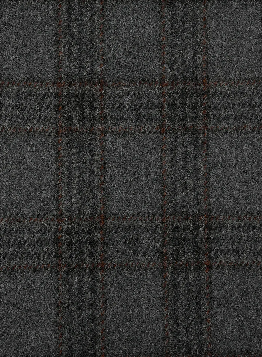 Highlander Gray Classic Check Tweed Hunting Vest