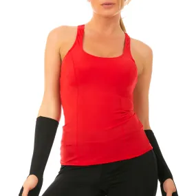 InstantFigure Activewear Compression Racer Back Tank Top AWT020