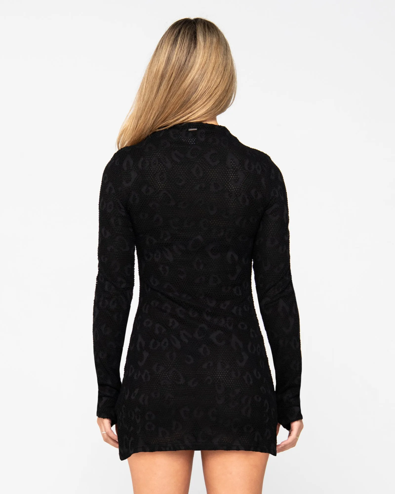 Josie Long Sleeve Lace Mini Dress