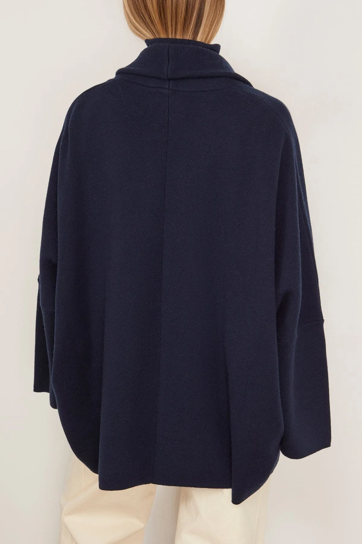 Kaden Oversized Cardigan in Midnight Navy