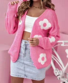 Kayla Open Cardigan (Pink)