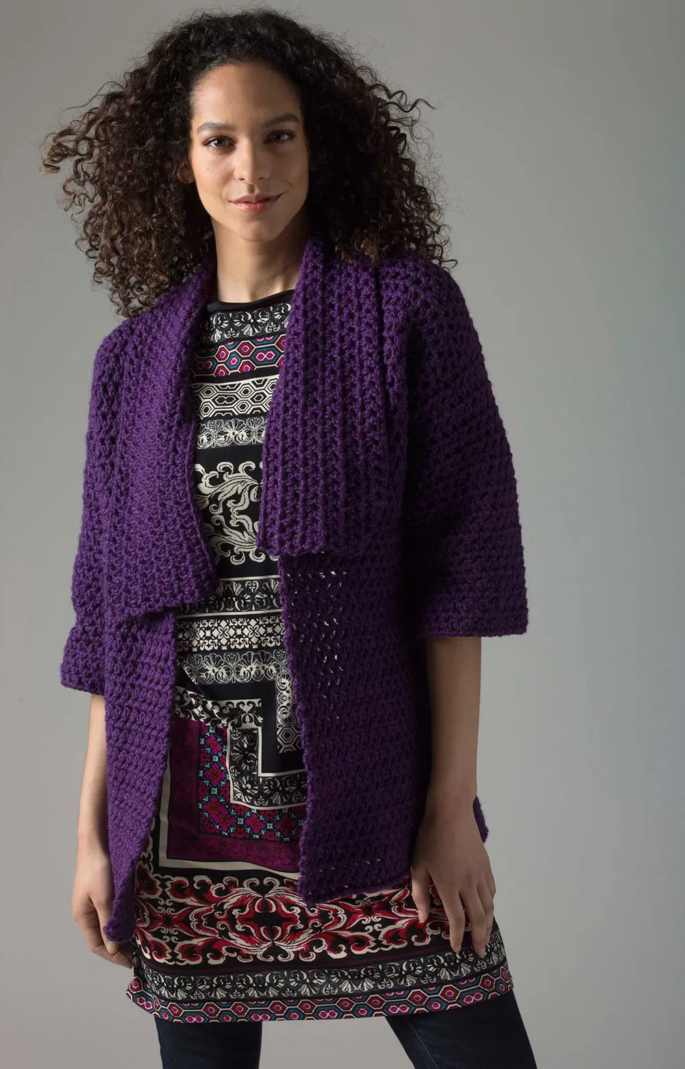 Level 1 Crocheted Cardigan (Crochet)