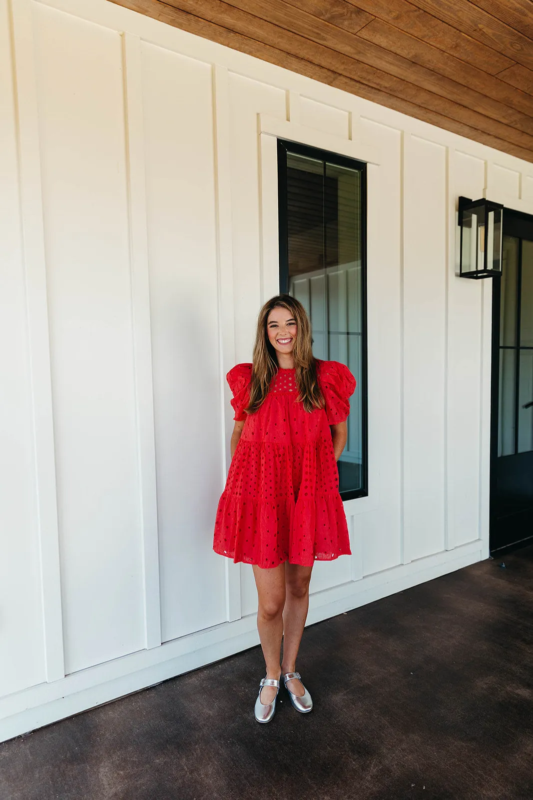 Lighthearted Mini Dress - Candy Apple