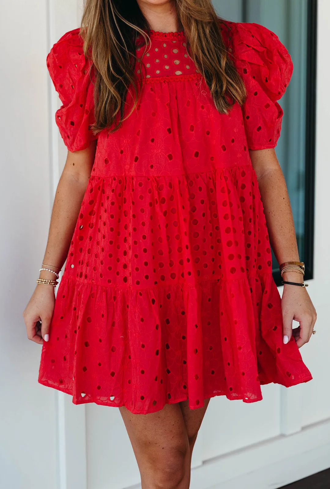 Lighthearted Mini Dress - Candy Apple