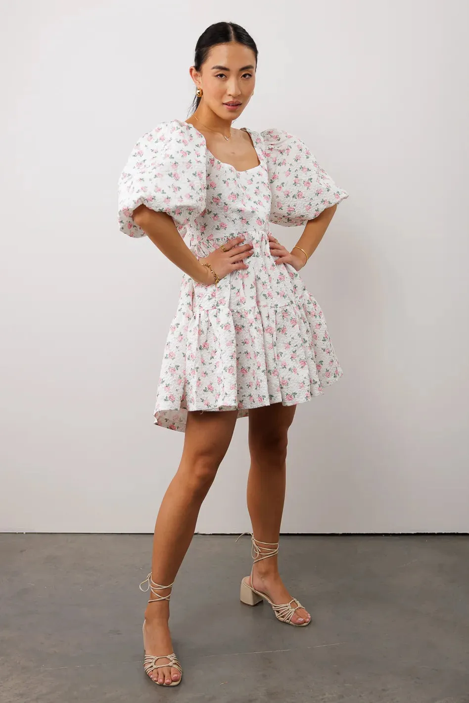 Magnolia Floral Babydoll Dress - FINAL SALE