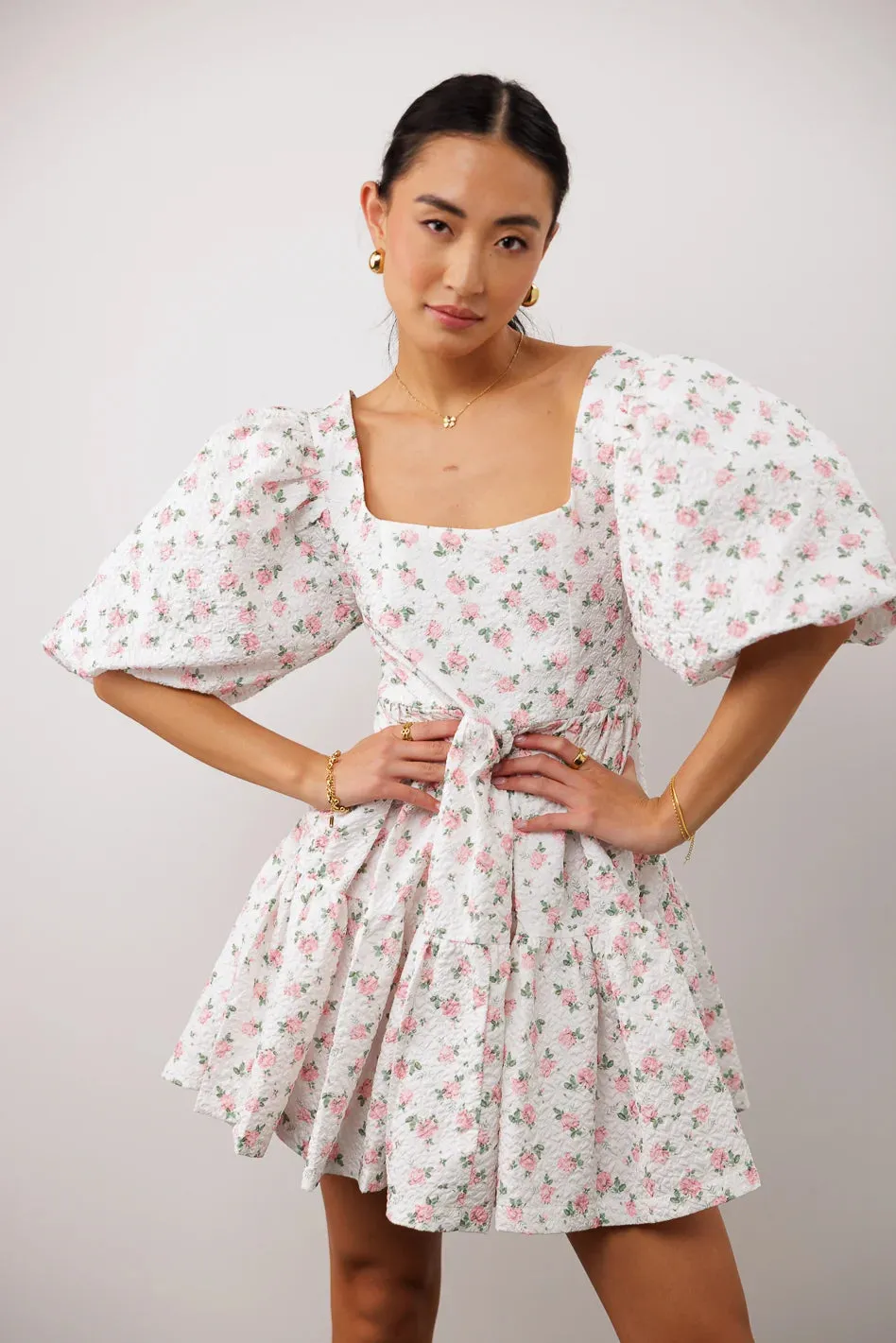 Magnolia Floral Babydoll Dress - FINAL SALE