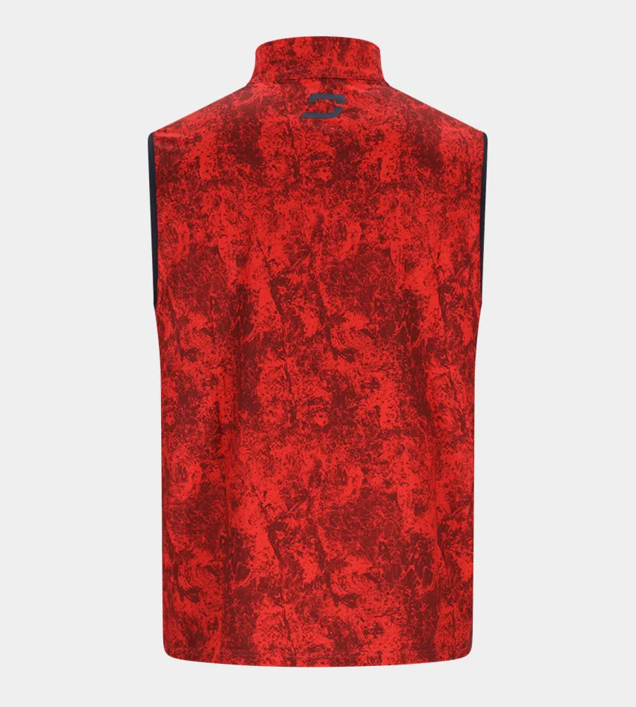 MARBLE SLEEVELESS - RED