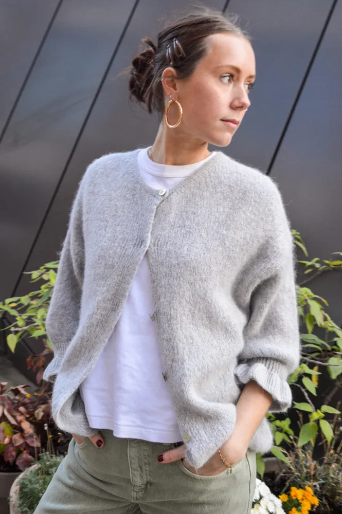 Marta Julianna Light Grey Cardigan