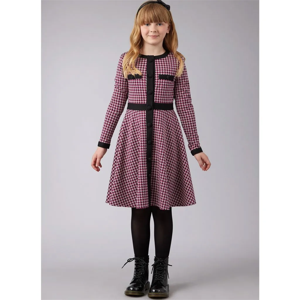 McCall's Pattern M8445 Girls' Knit Dresses