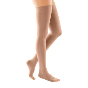 mediven forte 30-40 mmHg Thigh High w/Beaded Silicone Topband Open Toe Compression Stockings