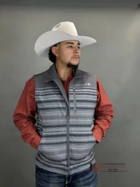 MEN’S CINCH VEST GREY AZTEC