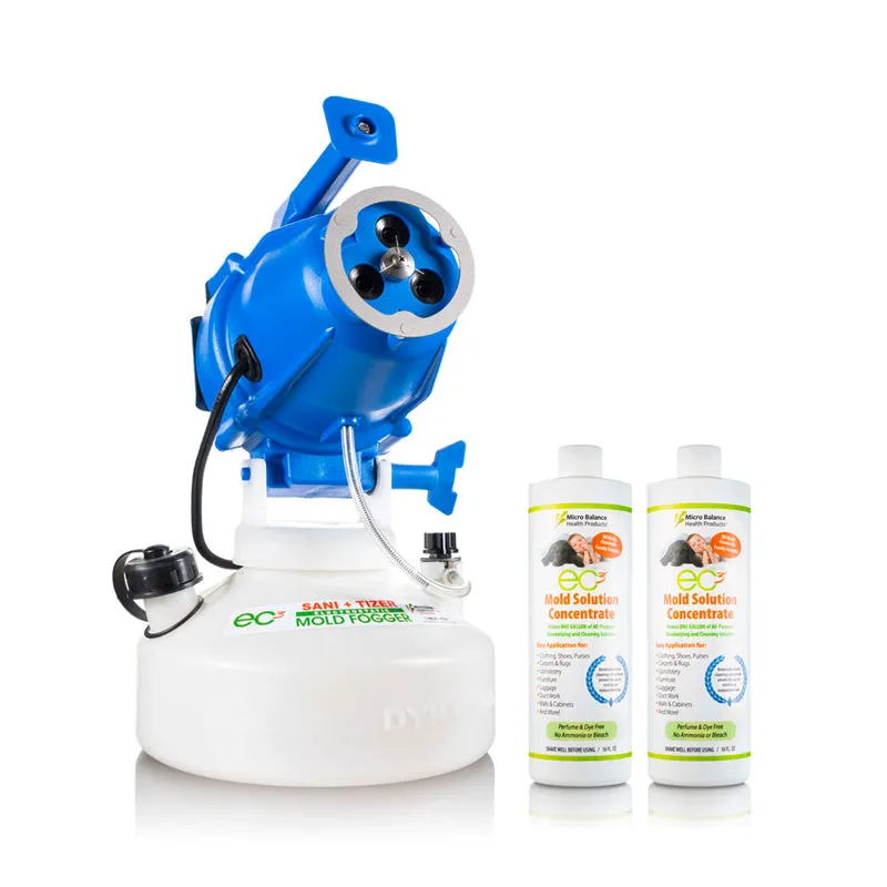 Micro Balance EC3 Electrostatic Sanitiser Fogger and Mould Solution Concentrate Bundle