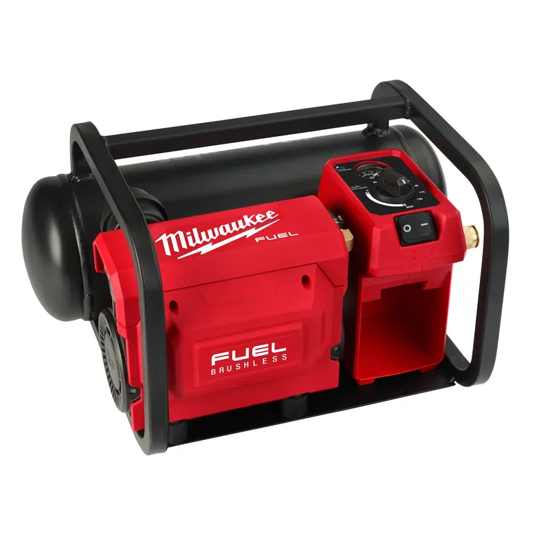 Milwaukee M18 FUEL 2 gal Horizontal Portable Quiet Air Compressor 135 psi