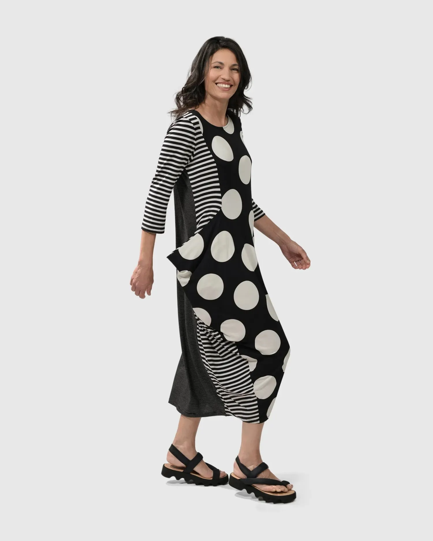 MINNIE MIDI DRESS MONO